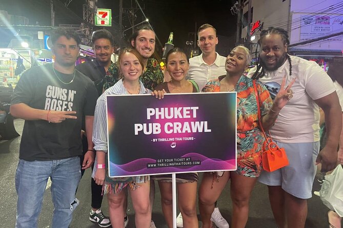 Phuket Guided Pub Crawl - Starting at 9:30 p.m. in Patong