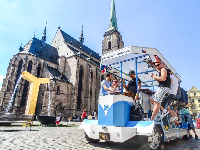 Pilsen: 1.5-Hour Beer Bike with Unlimited Beer - Key points at a glance