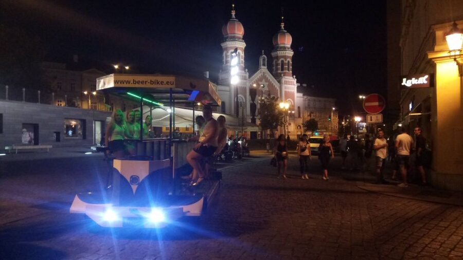 Pilsen: 1.5-Hour Beer Bike with Unlimited Beer - Starting at DEPO2015 in Pilsen
