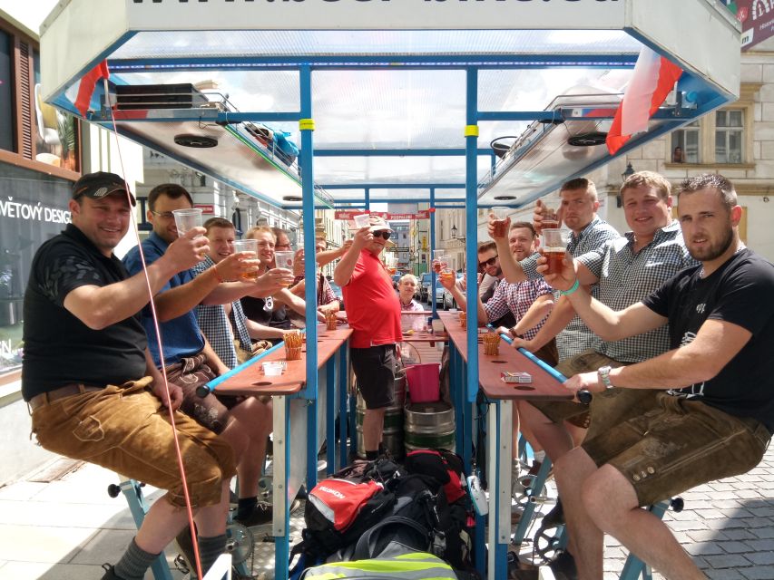 Pilsen: 1.5-Hour Beer Bike with Unlimited Beer - When the beer begins, and why the timing matters