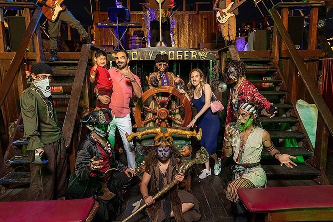 Pirate Ship Jolly Roger with Dinner and Open Bar - Choosing between the Premium and Deluxe menus