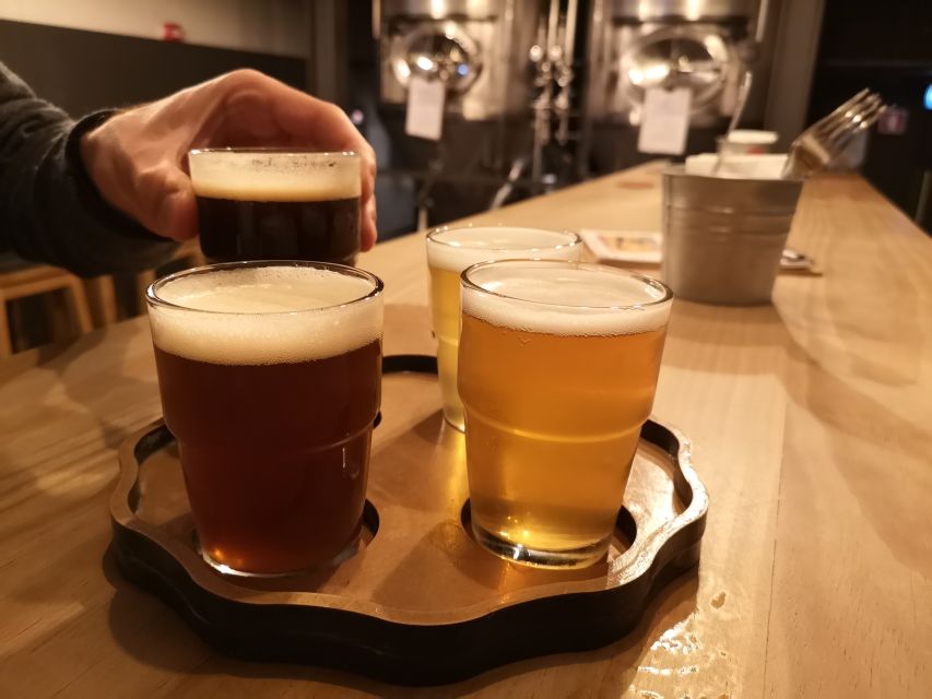Porto: Craft Beer, Porto Secrets, and Wine Tour - Three bars, three petiscos, and the role of food