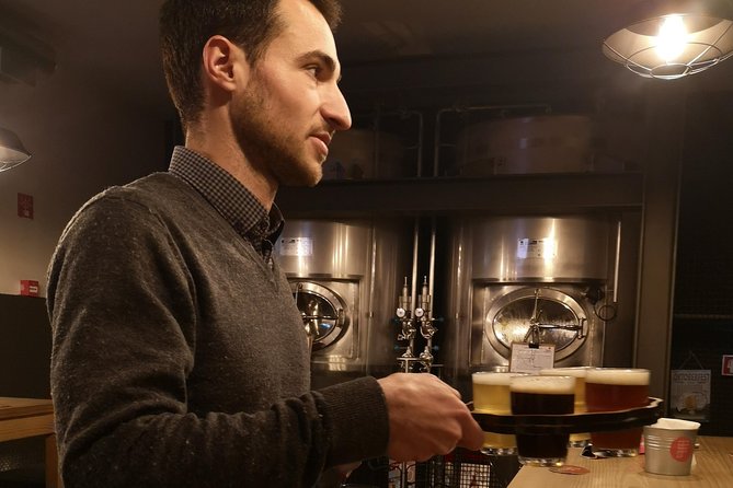 Porto Secrets, Craft Beer & Wine by Food Lover Tour - The drink lineup: beer, Green wine, and Port