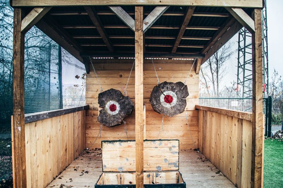 Prague: Axe Throwing Experience with Barbecue and Beer - Czech beer with a practical group format