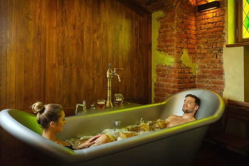 Prague: Beer and Wine Spa Bath with Salt Cave Experience - Arriving at Beer Baths Letna