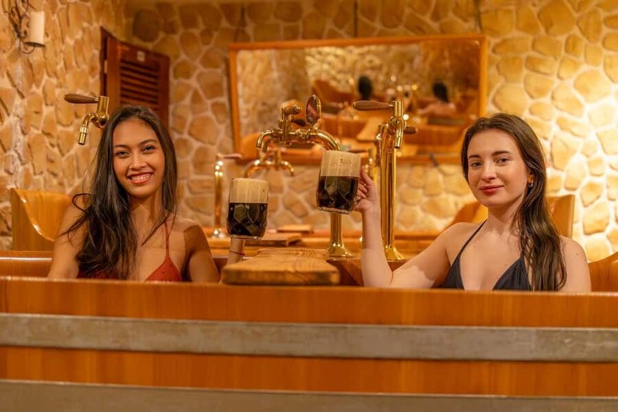Prague: Beer Spa and Wellness - The oak vat and Czech black beer treatment