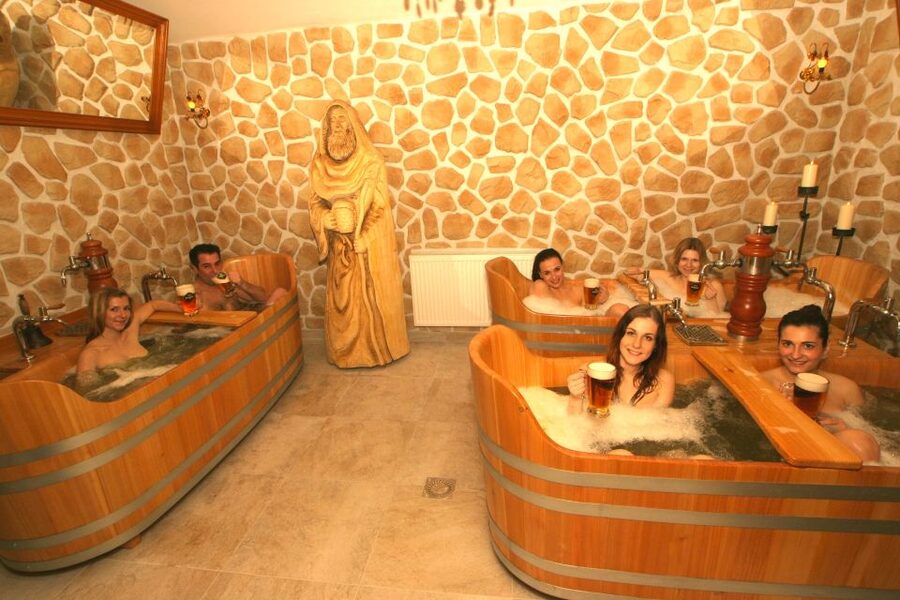 Prague: Beer Spa Bernard with Beer and Massage Option - Unlimited Bernard beer makes the hour feel festive