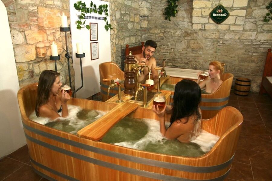 Prague: Bernard Beer Spa with Beer and Massage Option - Arriving at the Hotel Spa