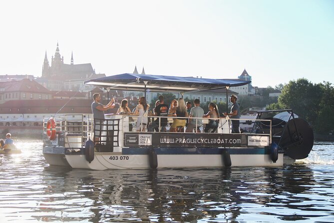 Prague Cycle Boat - The Swimming Beer Bike - Finding the Boat and Getting Ready