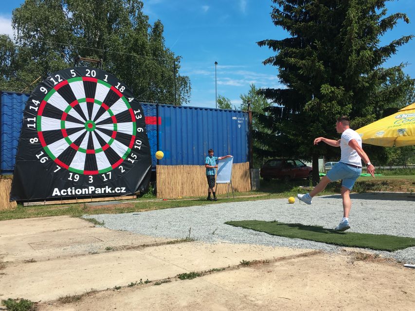 Prague : Giant Foot Darts and Giant Beer Pong Game - Should You Book It?