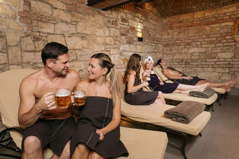 Prague: Lázně Pramen. Wine, Beer bath and Wellness SPA - Arriving near I. P. Pavlova