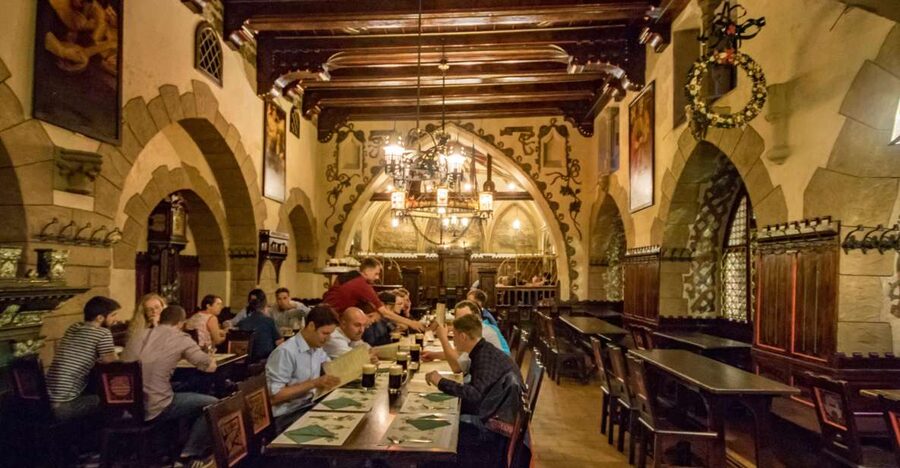 Prague: Legendary Beer Tour with Dinner - Walking Karlova Street with a local guide