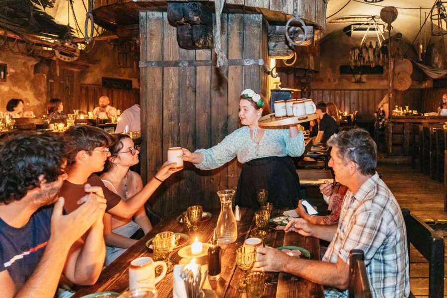 Prague: Medieval Dinner with Unlimited Drinks - The 2.5-Hour Show: Swords, Music, and Belly Dancers