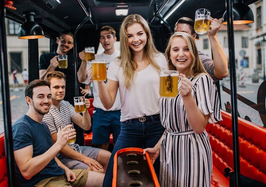Prague: Party Beer Bus - Price and Group Value at $693