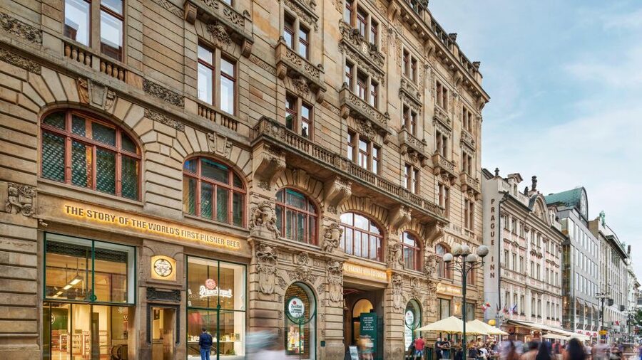 Prague: Pilsner Urquell Experience & Beer Tasting - Entering the self-guided audio route