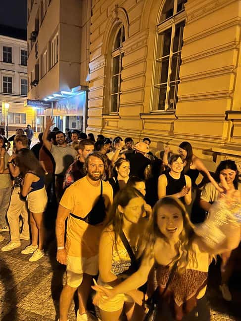 Prague: Pub Crawl with Shots & Entrance to Rooftop Club - Shots, Games, and Meeting a Mixed Group