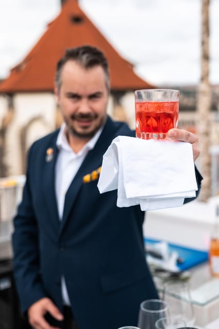 Prague: Sky Bar Aperitivo Menu with Drink & Panoramic Views - Four Menus, Including Vegetarian Choices