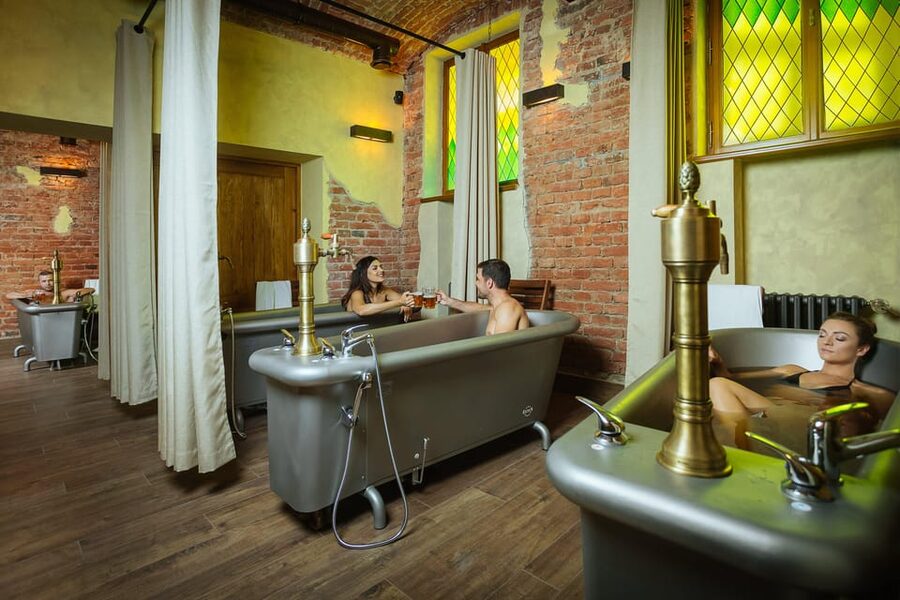 Prague: The Largest Beer SPA with Unlimited Beer Consumption - The warm beer bath