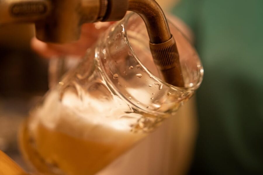 Prague: The Largest Beer SPA with Unlimited Beer Consumption - The salt cave and its unusual fountain