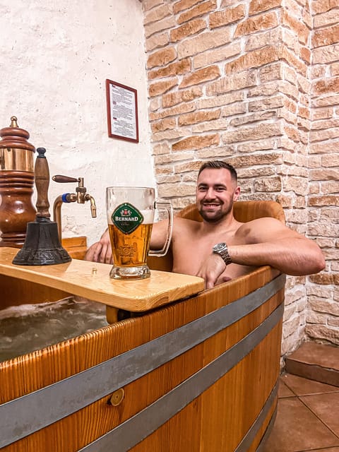 Prague: Ungelt Bernard Beer Spa with Beer & Optional Massage - Why Prague’s beer bath is more than a gimmick