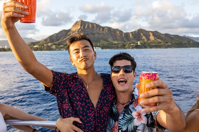 Premier Waikiki Sunset Party Cruise with Live DJ and Full Bar - Music, lights, and the social mood