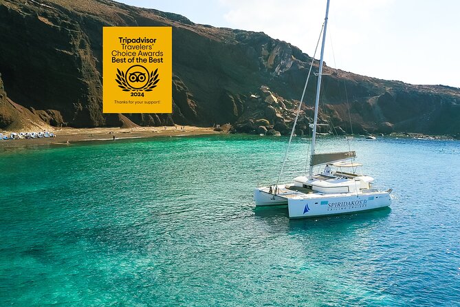 Premium Small-Group Catamaran Cruise with BBQ, Open Bar, Transfer - The quick take