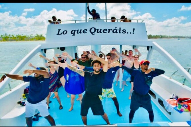 Private Catamaran Cruise with Slide & unlimited drinks - From your hotel to Bávaro Beach