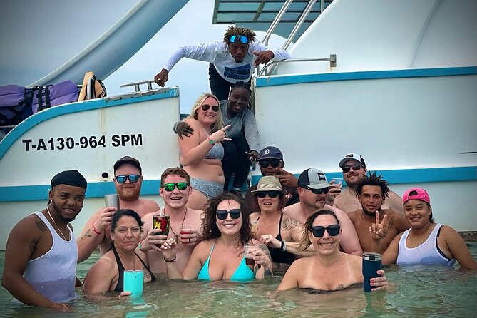 Private Catamaran Cruise with Slide & unlimited drinks - The natural pool and sandbar party