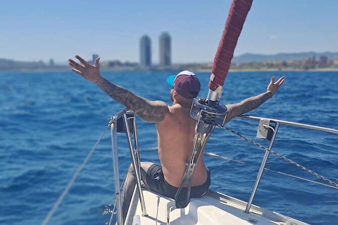 Private Sailing experience with open bar and snacks - What this private Barcelona sail is really like