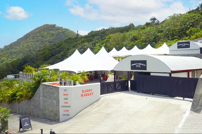 Project Chocolat Tree to Bar Tour at Hotel Chocolat Saint Lucia - Making a bar from bean to chocolate