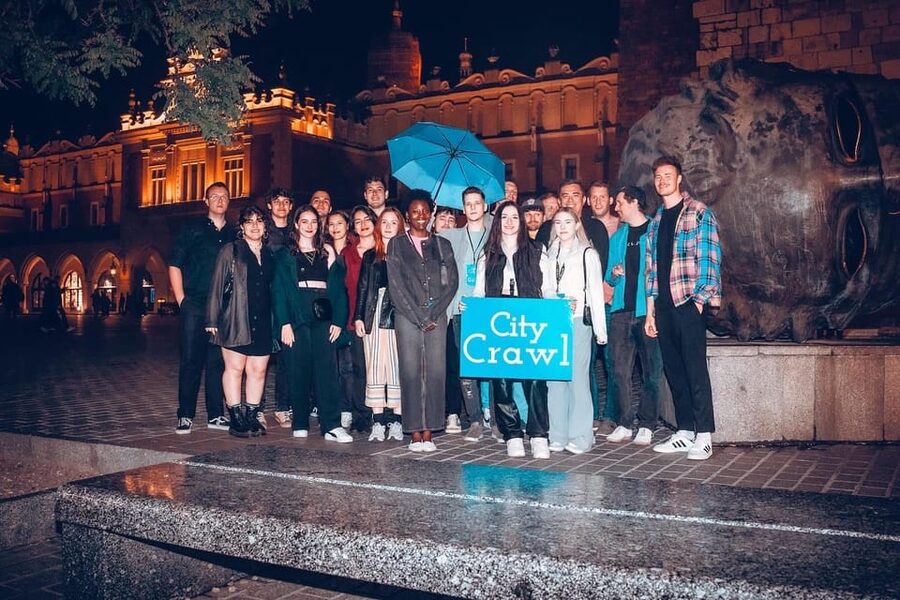 Pub Crawl - 1-hour Open Bar then Vip to 5 Clubs - Krakow - Starting beside Krakow’s strange bronze face