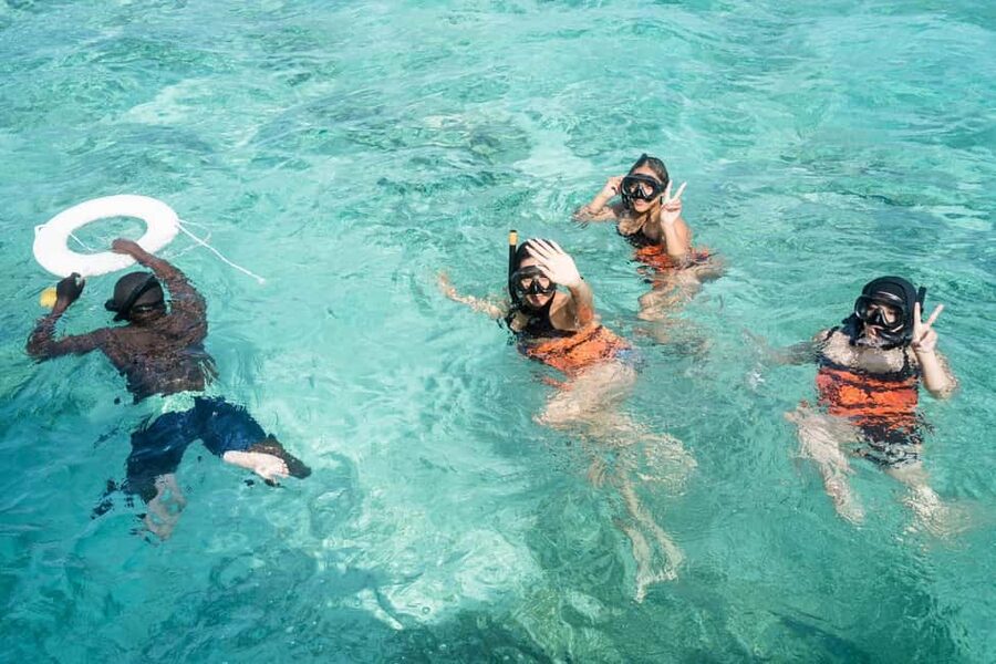 Punta Cana: Catamaran Tour with Reef Snorkeling and Open Bar - Snorkeling over the reef