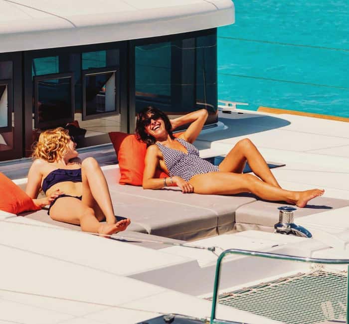 Rethymno Premium Catamaran Cruise: Healthy Lunch & Open Bar - Setting sail from Rethymno Marina