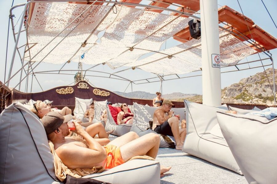 Rhodes: All Inclusive Day Cruise with BBQ & Unlimited Drinks - The crew and the atmosphere aboard