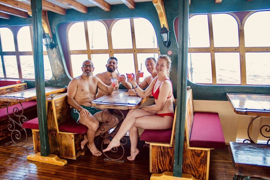 Rhodes: All Inclusive Day Cruise with BBQ & Unlimited Drinks - Kallithea Springs: the first hour in the sea