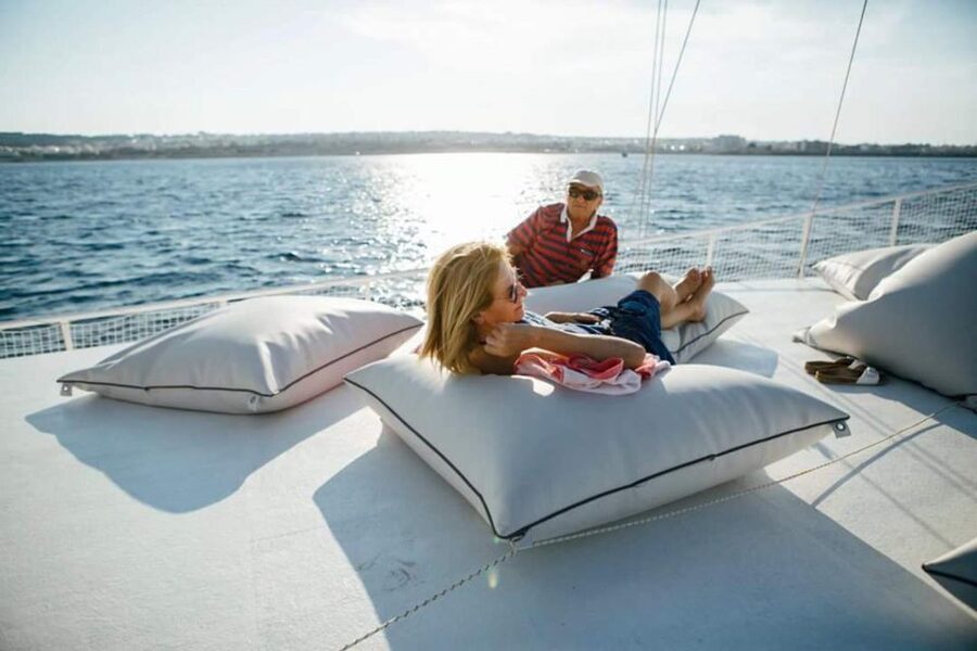 Rhodes: Boat Tour with Snorkeling, Gourmet Buffet & Open Bar - Kallithea Bay: history, water, and the first swim