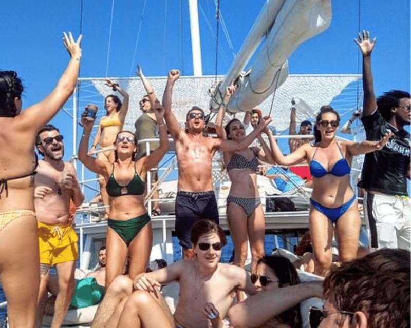 Rhodes: Boat Tour with Snorkeling, Gourmet Buffet & Open Bar - Anthony Quinn Bay and the final swim