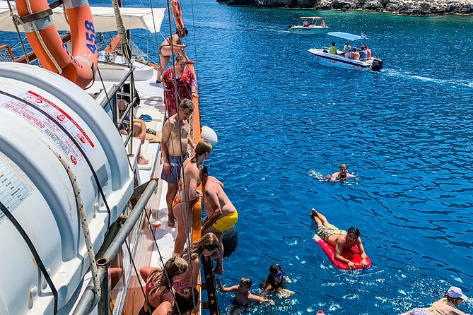 Rhodes Day Cruise (with lunch & unlimited drinks) 5,5 Hours - Kallithea Springs: A Clear-Water Finale