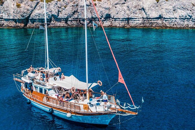 Rhodes Day Cruise (with lunch & unlimited drinks) 5,5 Hours - Anthony Quinn Bay: The Scenic Favorite