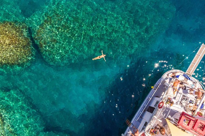 Rhodes Exclusive Swim Cruise Cocktail Open bar & Gourmet Buffet - Open-bar value is a major part of the price