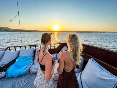 Sunset Cruise with Greek BBQ and Unlimited Drinks
