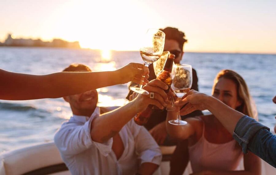 Rhodes: Sunset Cruise with Open Bar, Dinner, & Live Music - Leaving Mandraki Port at 6 p.m.