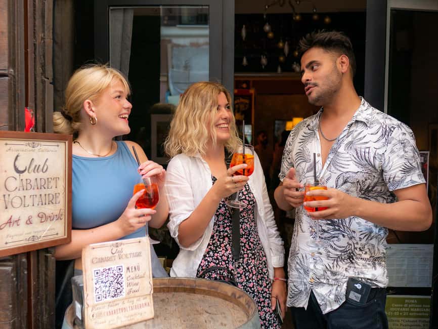Rome: Guided Bar Crawl with Drinks & Dark History - Key points to know before booking