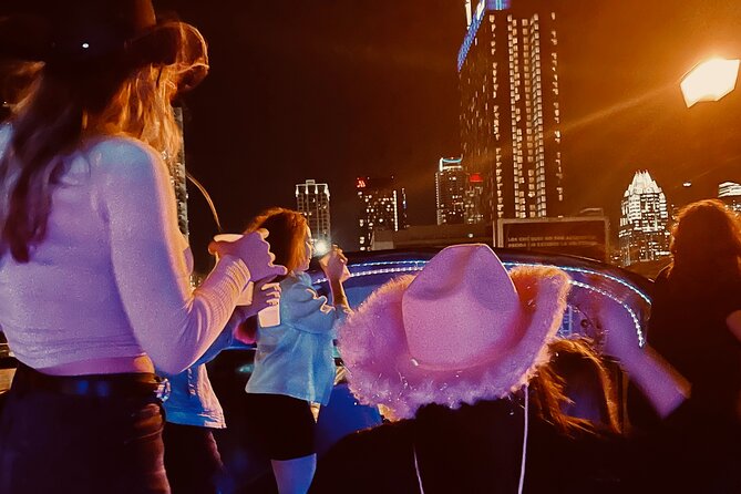 Roofless Party Bus Tour in Downtown Austin - The University of Texas adds a daytime city view