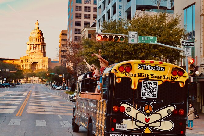 Roofless Party Bus Tour in Downtown Austin - Downtown Austin ties the route together