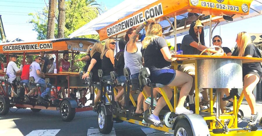 Sacramento: Pedal Bar Tour with 2 Stops - Booking, cancellation, and final value