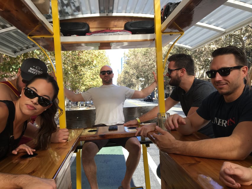 Sacramento: Pedal Bar Tour with 2 Stops - Riding Midtown on a moving party bike
