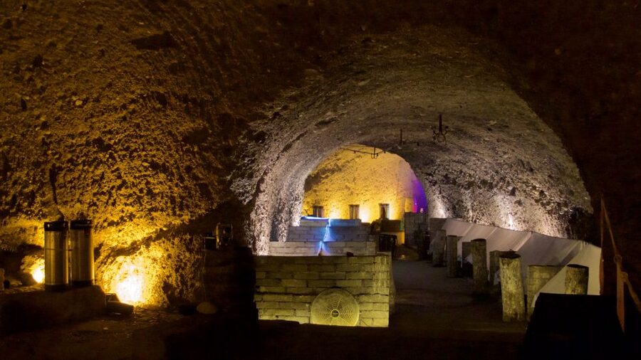 Salzkammergut: Sandstone Beer Cellar Tour - Entering the Casino Keller in Bad Ischl