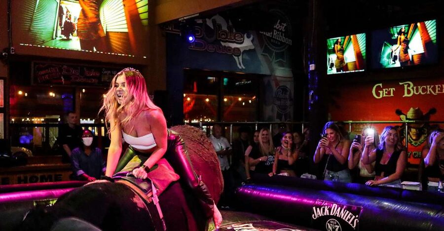 San Diego: "Drink, Ride, Sing, & Dance!" Bar Tour (4 Bars) - American Junkie adds games and bar-top dancing
