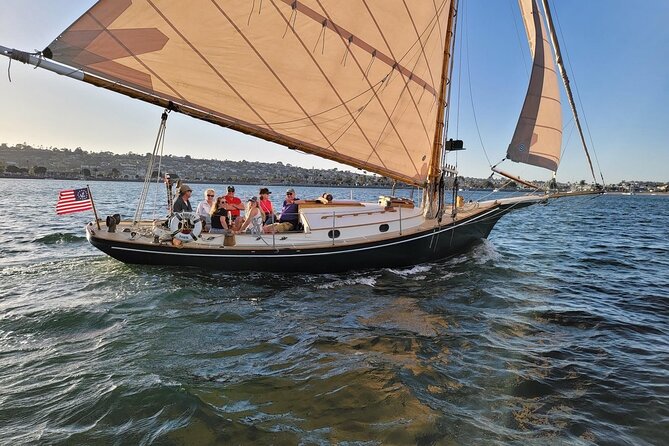 San Diego Sunset or Afternoon Sail on Classic Yacht - Meeting Captain Philip at Harbor Island